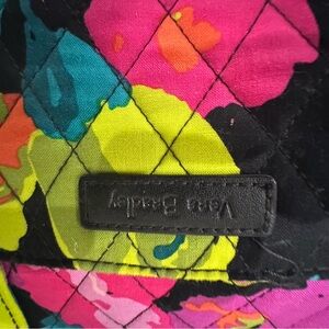 Vera Bradley Black and Pink Backpack with Vibrant Design